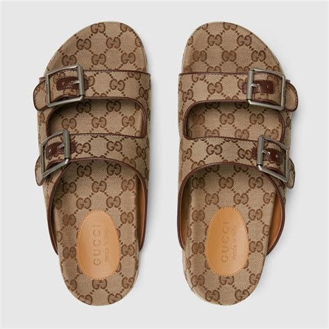 men's red gucci slides|gucci embroidered slides.